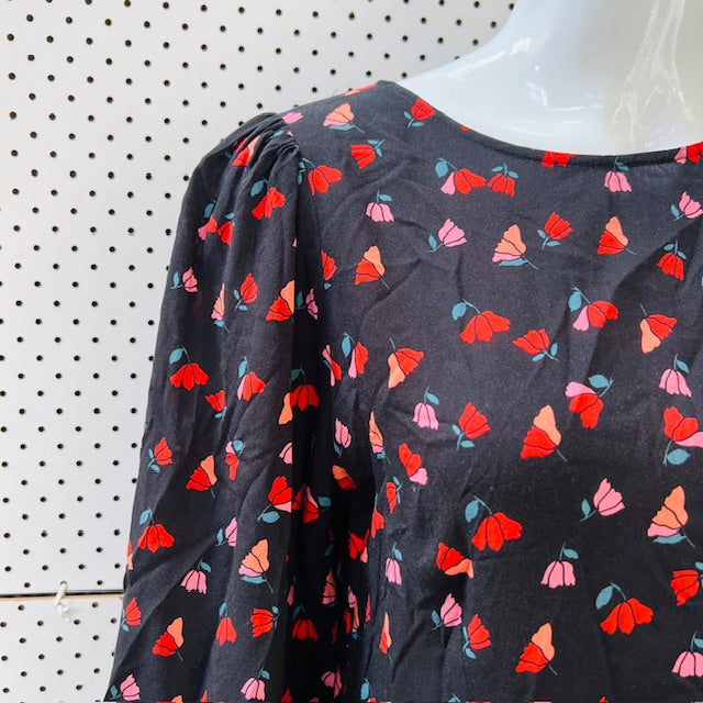 VELVET / graham + spencer / floral dress / made in usa / s (3896160694171482637)