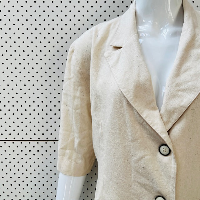 1990s nz vintage / CHARADE / pure silk utility dress / 10 / made in nz (3896160728876519420)