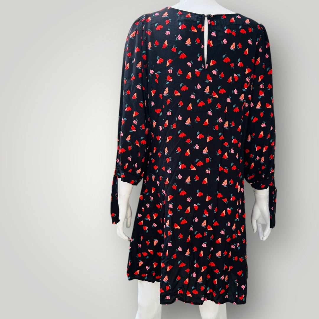 VELVET / graham + spencer / floral dress / made in usa / s (3896160963840829624)