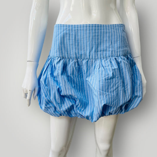 bubble skirt / workshirt blue / s (3896606037306979190)