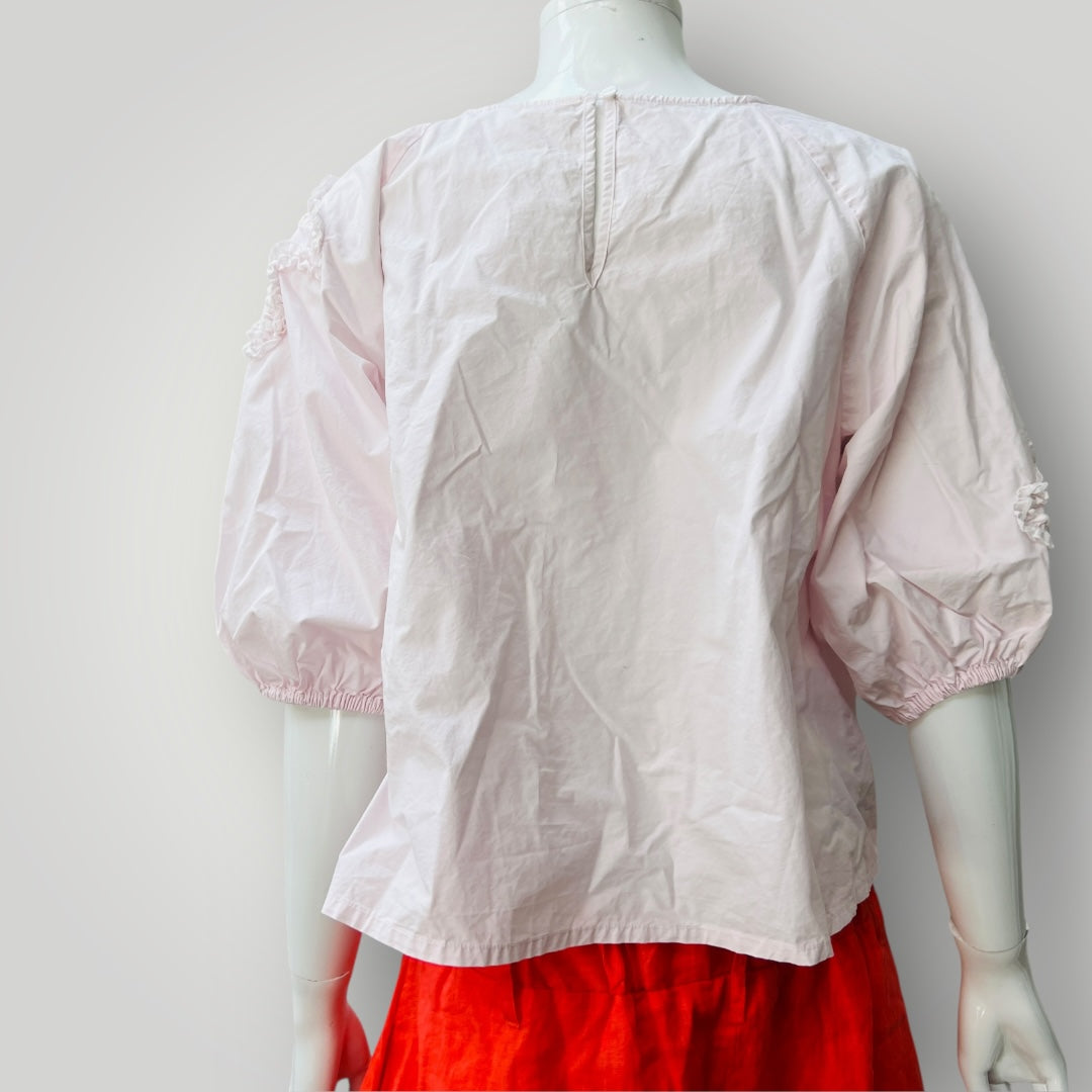 GORMAN / pale pink star top / 10 (3896606046244004133)