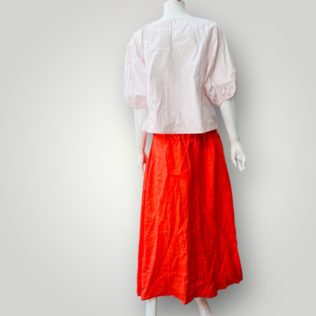 FATE + BECKER / linen skirt / 12 (3896606054244644673)