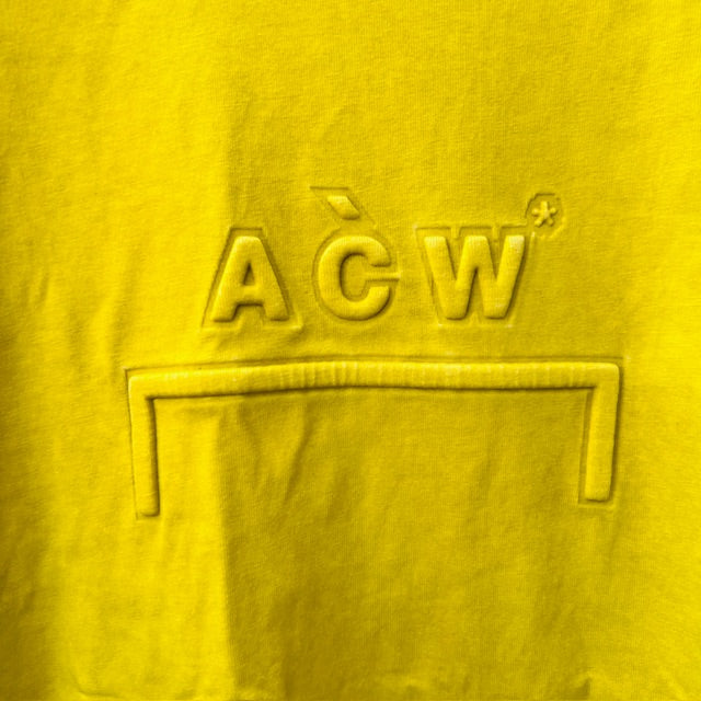 A COLD WALL SAMUEL ROSS / LOGO EMBOSSED ORGANIC COTTON T-SHIRT / s/m (3896694610230887465)