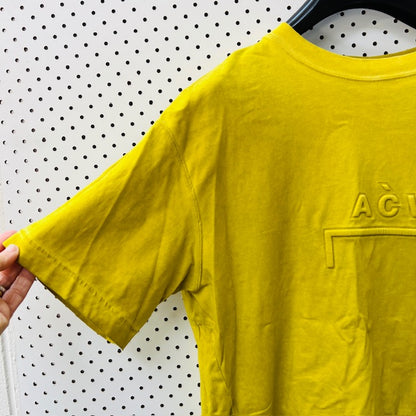 A COLD WALL SAMUEL ROSS / LOGO EMBOSSED ORGANIC COTTON T-SHIRT / s/m (3896694612163233592)