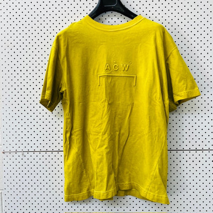 A COLD WALL SAMUEL ROSS / LOGO EMBOSSED ORGANIC COTTON T-SHIRT / s/m (3896694614671441872)