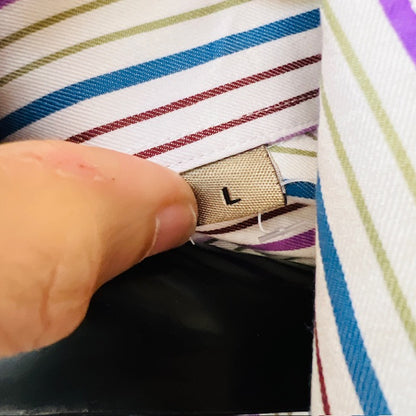 CUTLER + CO / striped shirt / L (3896695173974537502)