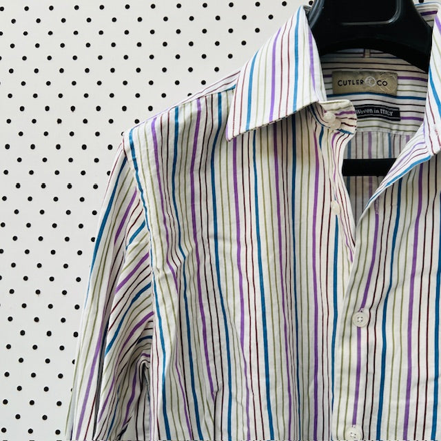 CUTLER + CO / striped shirt / L (3896695176229337780)