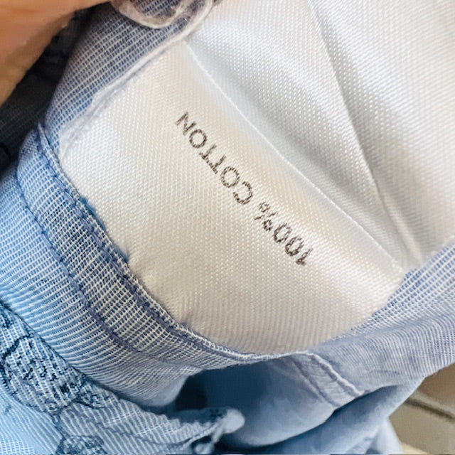 COUNTRY ROAD / shortsleeved shirt with floral pattern / XL (3896695193254795818)