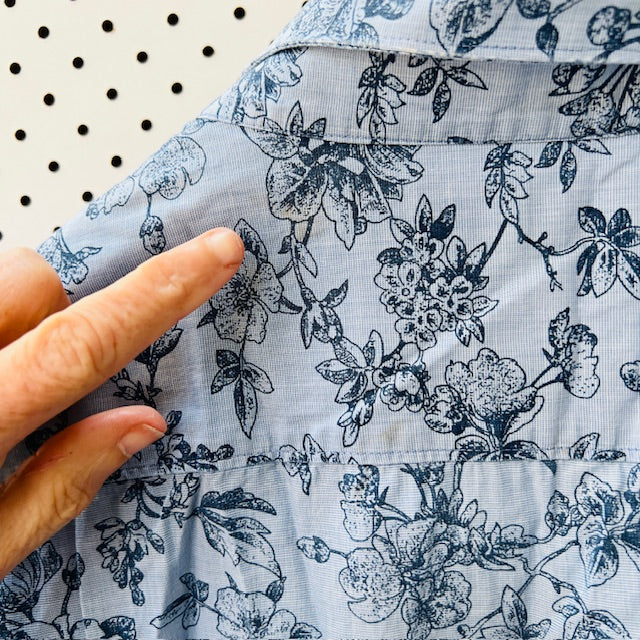 COUNTRY ROAD / shortsleeved shirt with floral pattern / XL (3896695195658944940)