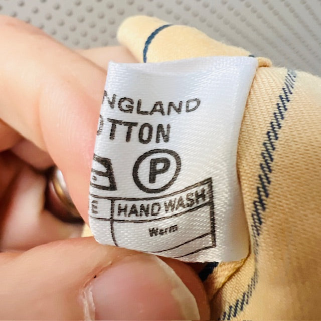 1990s british vintage / VOYAGE fulham road / cotton shirt / made england / XXL (3896695209939104493)