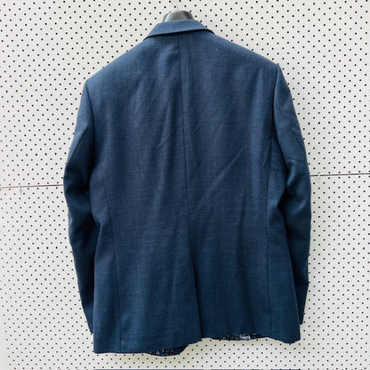 BEN SHERMAN / blue wool jacket / 52 (3896695250629825784)