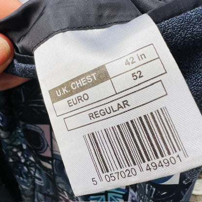 BEN SHERMAN / blue wool jacket / 52 (3896695251497394013)