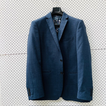 BEN SHERMAN / blue wool jacket / 52 (3896695258410586304)