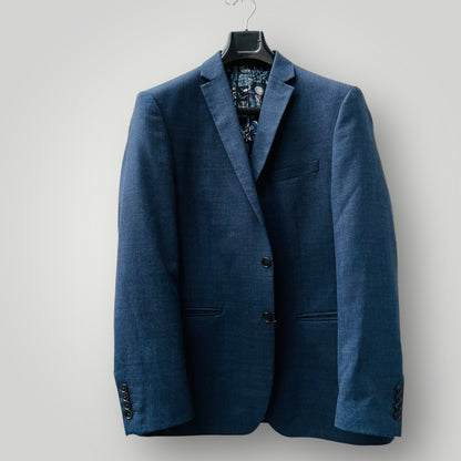 BEN SHERMAN / blue wool jacket / 52 (3896696217970985664)