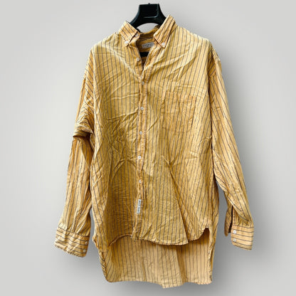 1990s british vintage / VOYAGE fulham road / cotton shirt / made england / XXL (3896696236475085552)