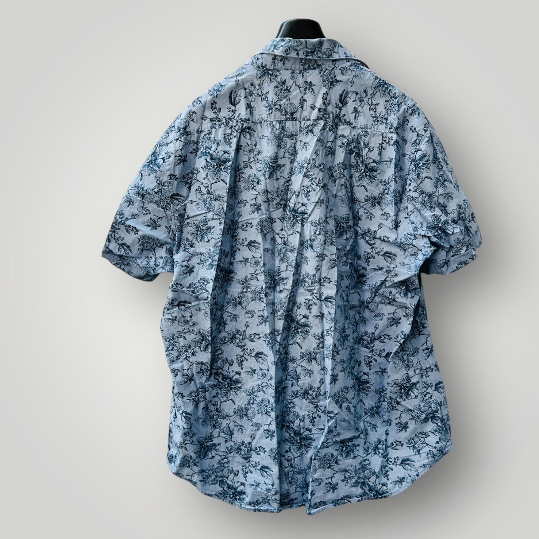 COUNTRY ROAD / shortsleeved shirt with floral pattern / XL (3896696243212560863)