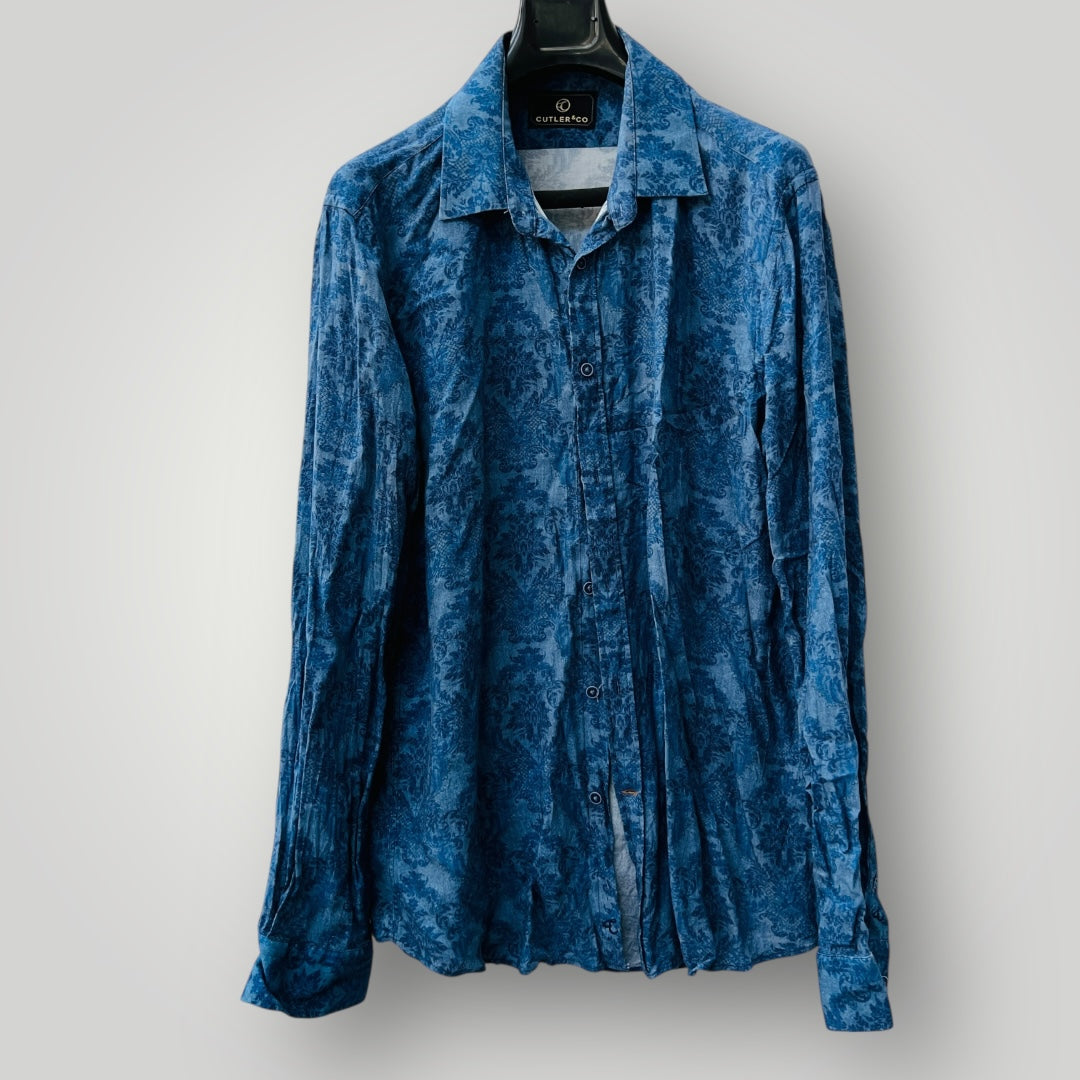 CUTLER + CO / subtle floral shirt / XXL (3896696254036427570)