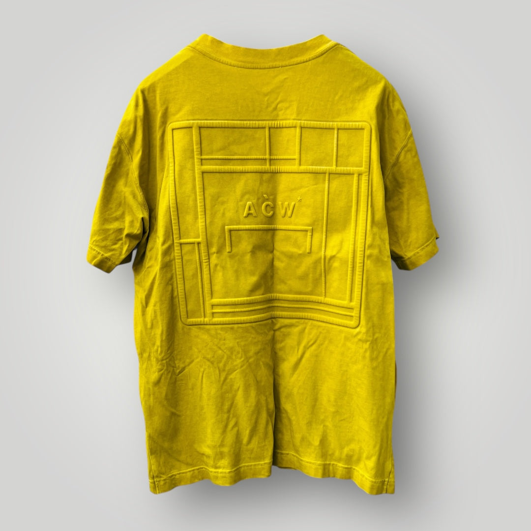 A COLD WALL SAMUEL ROSS / LOGO EMBOSSED ORGANIC COTTON T-SHIRT / s/m (3896696279832050390)