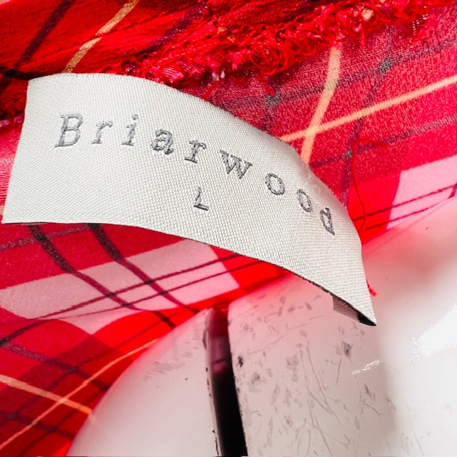 BRIARWOOD / aja red tartan dress / L (3897210654255994868)