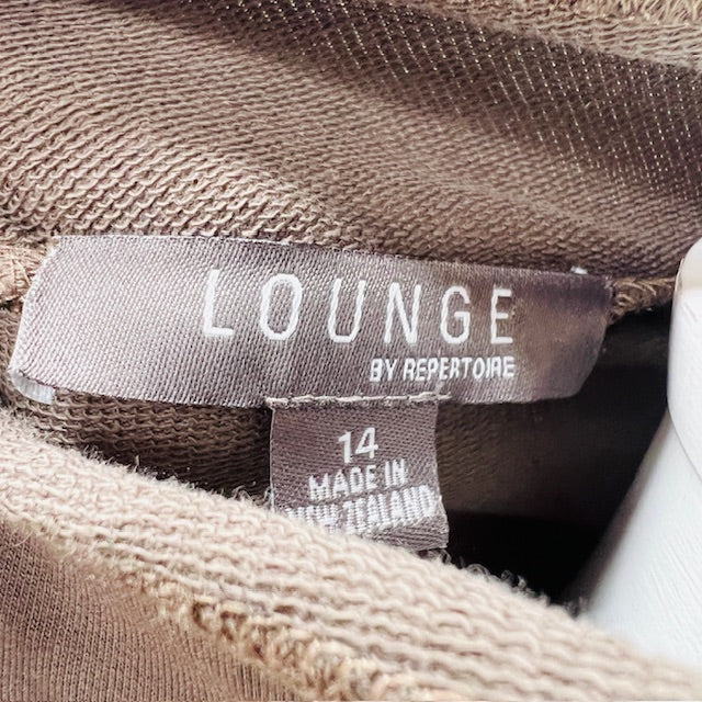 REPERTOIRE / khaki maxi dress / 14 / made in nz (3897210687296108730)