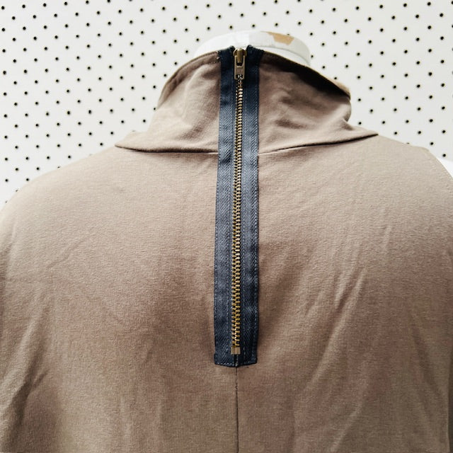 REPERTOIRE / khaki maxi dress / 14 / made in nz (3897210689017811070)