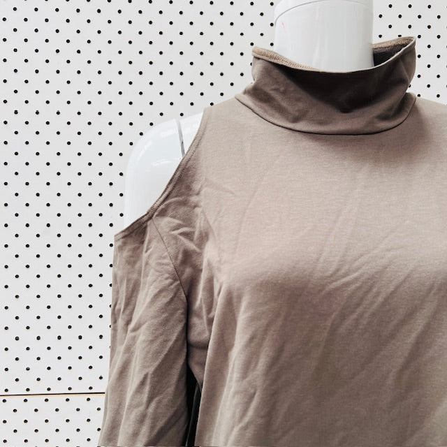 REPERTOIRE / khaki maxi dress / 14 / made in nz (3897210692543273894)