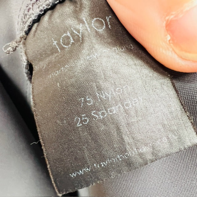 1990s nz vintage / SAKAGUCHI / black dress / 12 / made in nz (3897210705041663770)