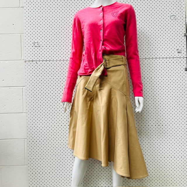 SOPHIE BOXER / bright pink cashmere cardigan / s (3897210762158801317)