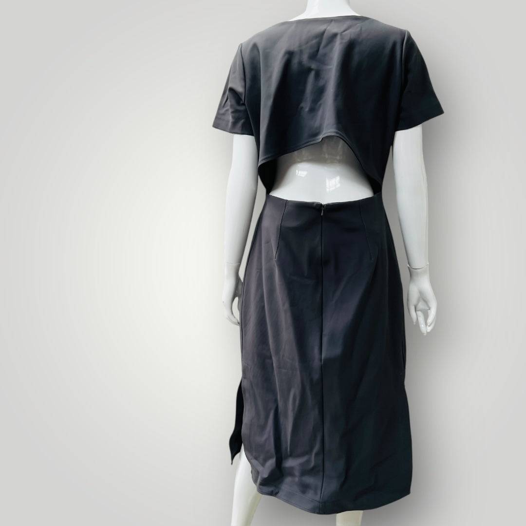 TAYLOR BOUTIQUE / open back dress / m / made in nz (3897210913050410794)