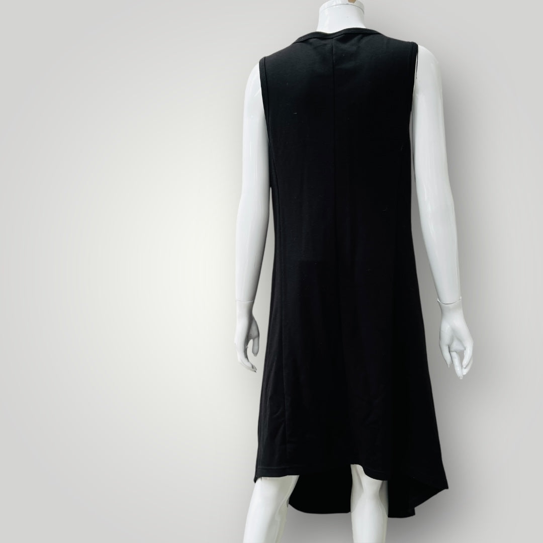 1990s nz vintage / SAKAGUCHI / black dress / 12 / made in nz (3897210914693694311)
