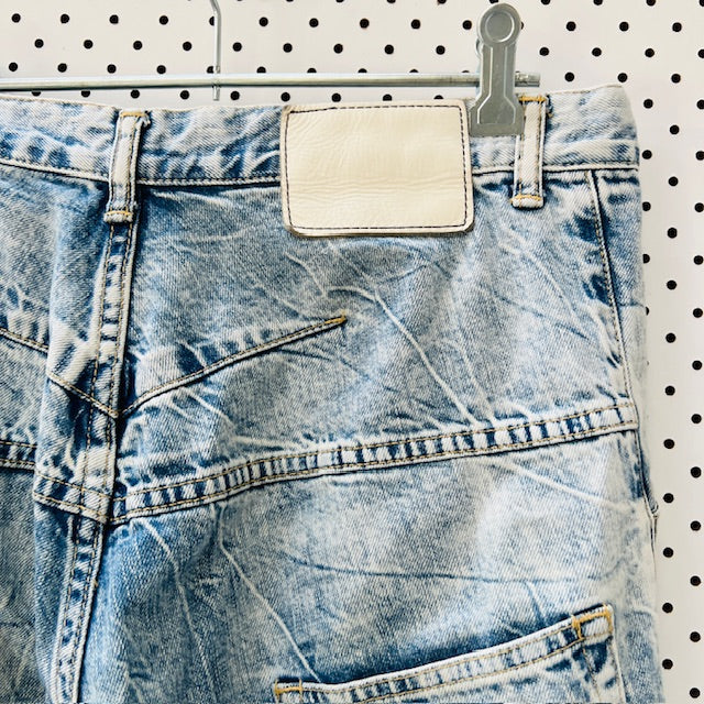 made in japan / BASSIKE / lo slung acid wash jeans / 29 (3897291710722249926)