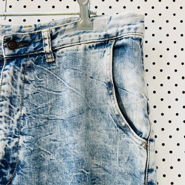 made in japan / BASSIKE / lo slung acid wash jeans / 29 (3897291721256154724)