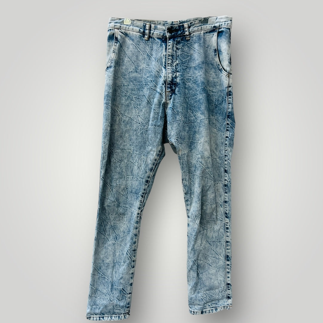 made in japan / BASSIKE / lo slung acid wash jeans / 29 (3897292000955243494)