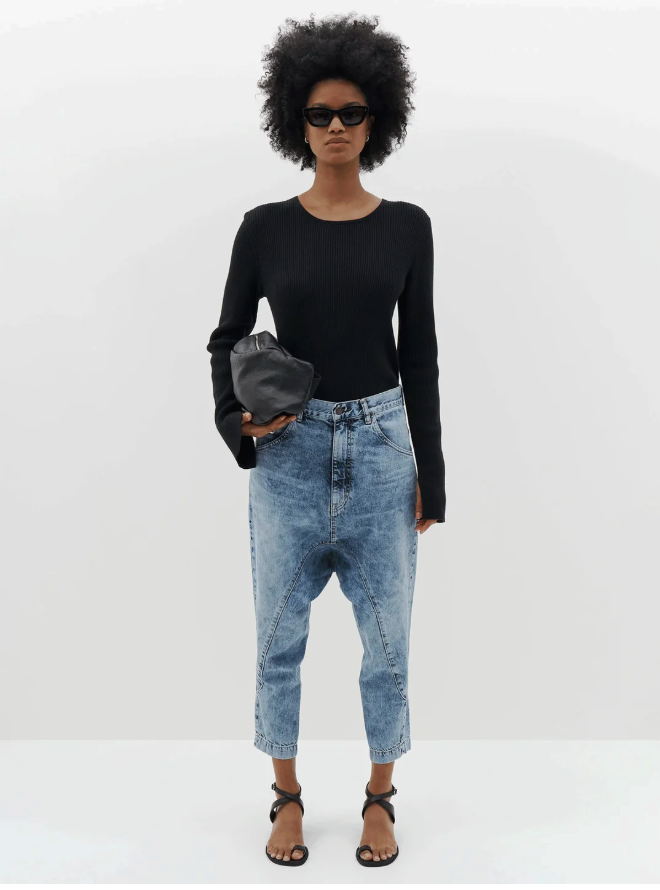 made in japan / BASSIKE / lo slung acid wash jeans / 29 (3897292674210087169)