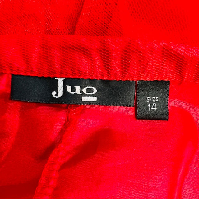 JUO / red tulle skirt / 14 (3897373341927461424)