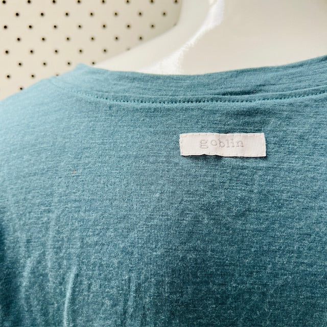 GOBLIN / merino jumper with ruffles / M / made in nz (3897373403270381608)