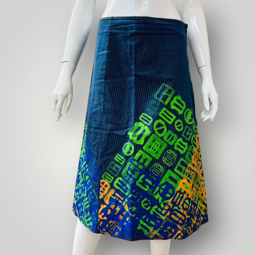 DELUME / handprinted skirt / 14 (3897373630999194525)