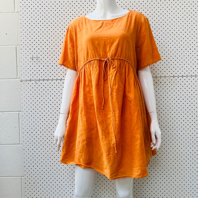 LONELY HEARTS / babydoll mini in orange / s (3897719702033995590)