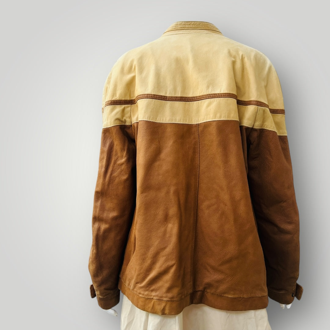 1970s nz vintage / KINGS ROAD / suede jacket / M/L (3897720193653374268)