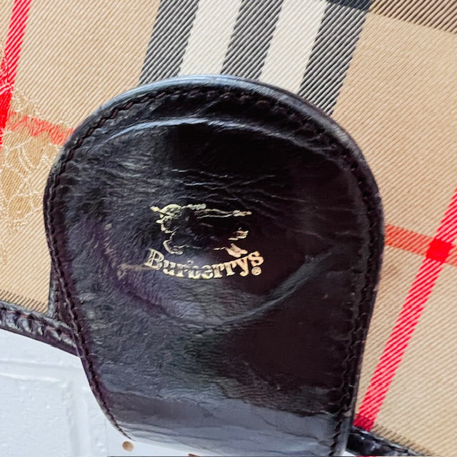 vintage / BURBERRY / nova check cross body saddle bag (3897815211814062463)