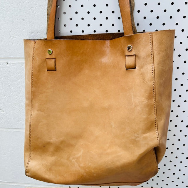 CITTA / leather tote bag (3897815248050395591)