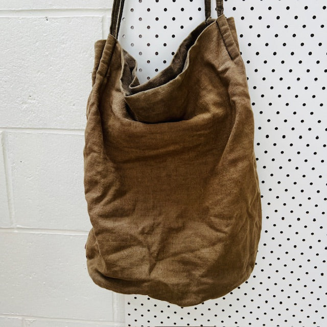 TRIFINE / cute linen tote bag (3897815255842402042)