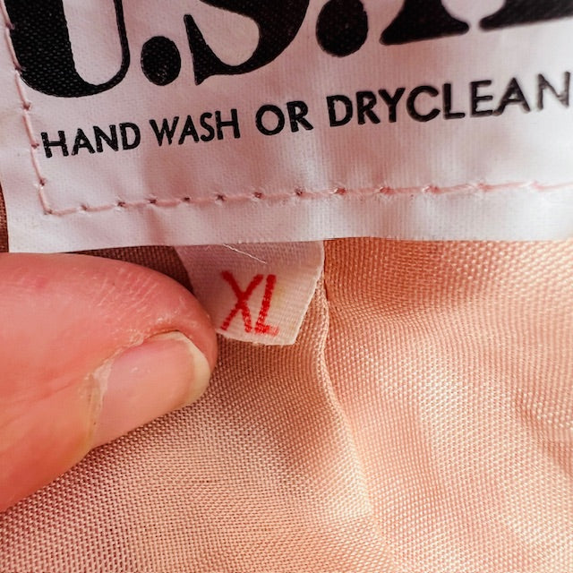 1980s nz vintage / USA / pink windbreaker jacket / XL (3897886044108744459)