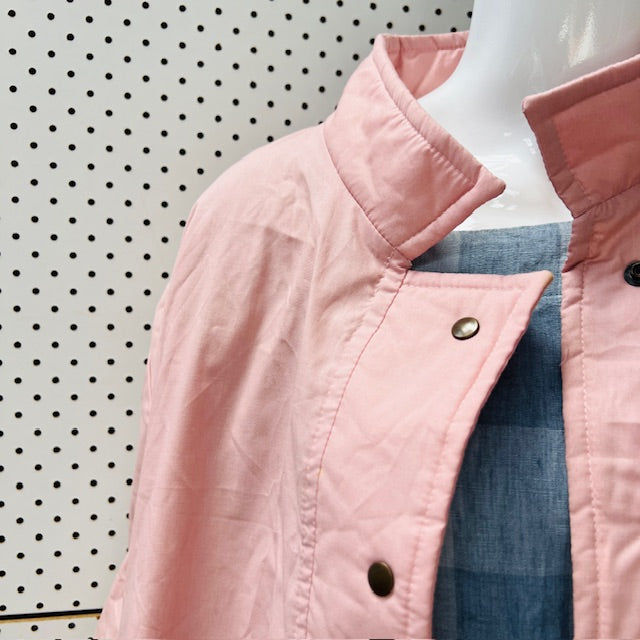 1980s nz vintage / USA / pink windbreaker jacket / XL (3897886051239963624)