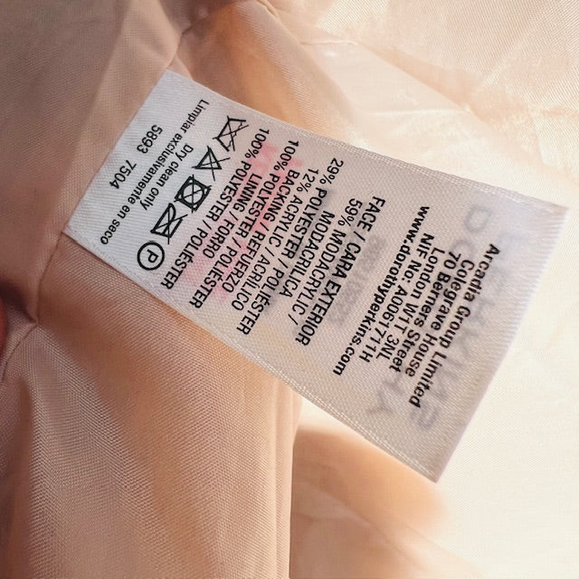 DOROTHY PERKINS / faux fur coat / 10 (3897886076252641492)