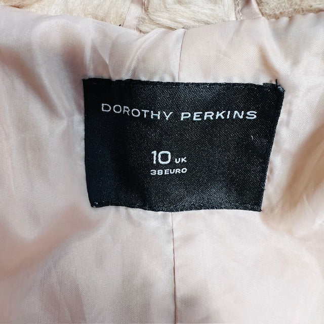 DOROTHY PERKINS / faux fur coat / 10 (3897886081821230173)