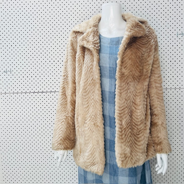 DOROTHY PERKINS / faux fur coat / 10 (3897886087431852764)