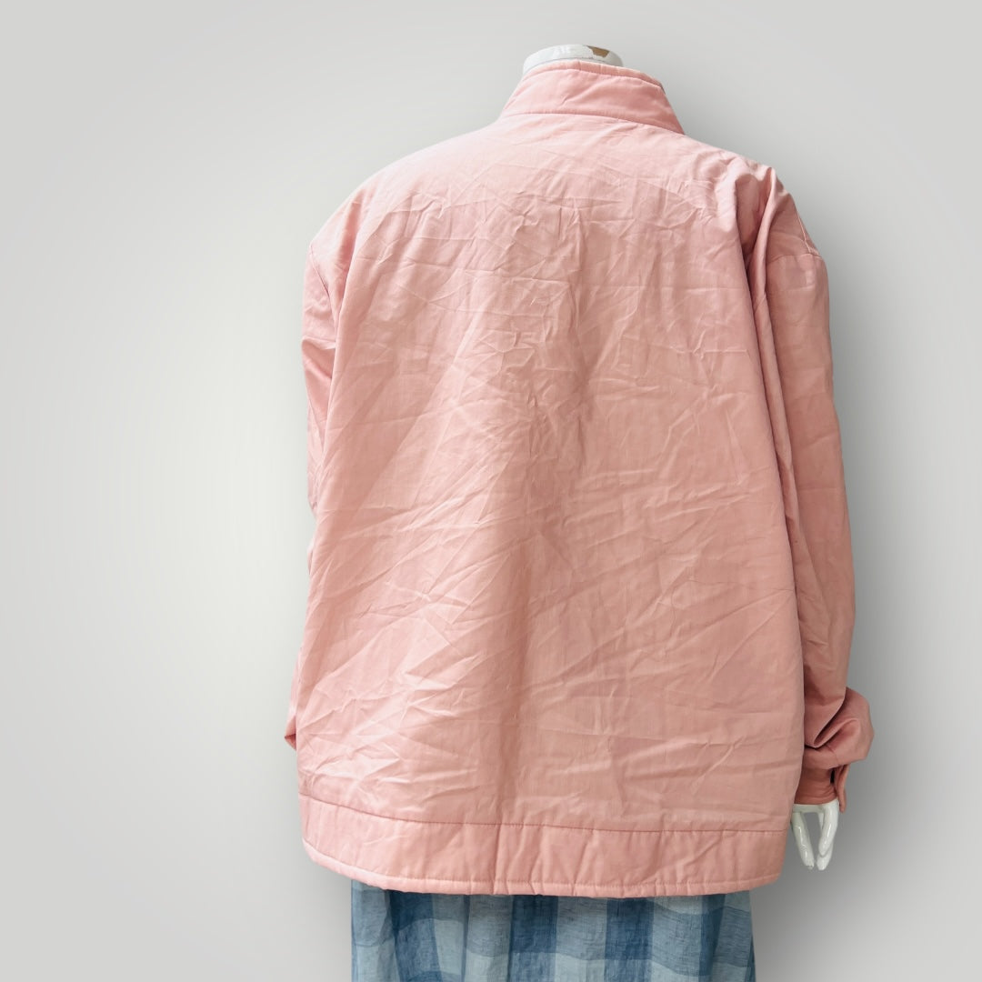 1980s nz vintage / USA / pink windbreaker jacket / XL (3897886434637261517)