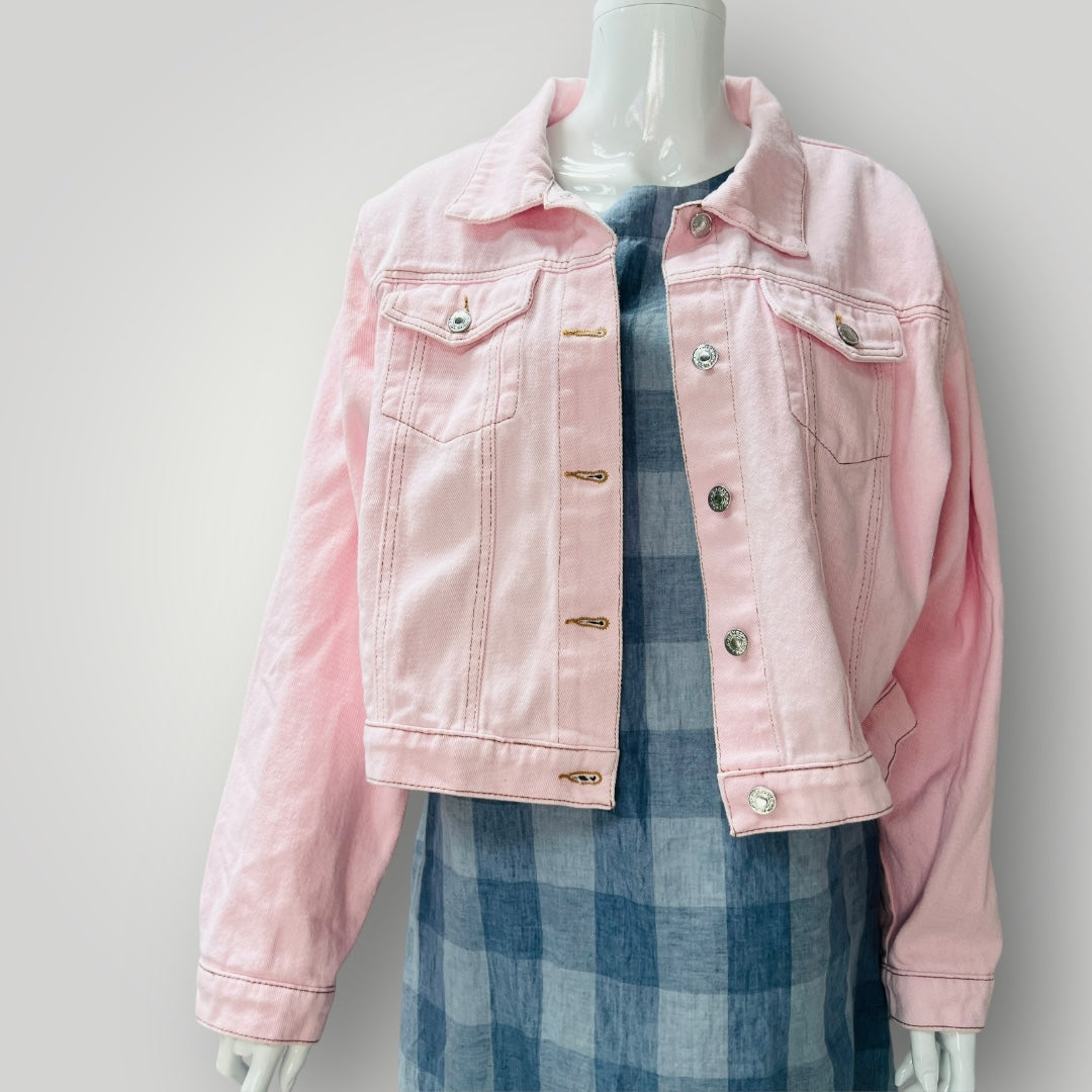 pink / denim jacket / 2xl (3897886436520879529)