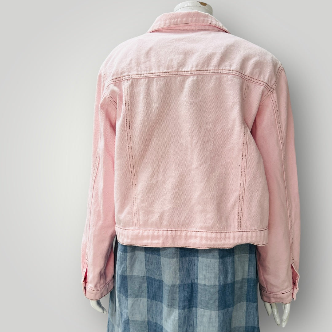 pink / denim jacket / 2xl (3897886438411746168)